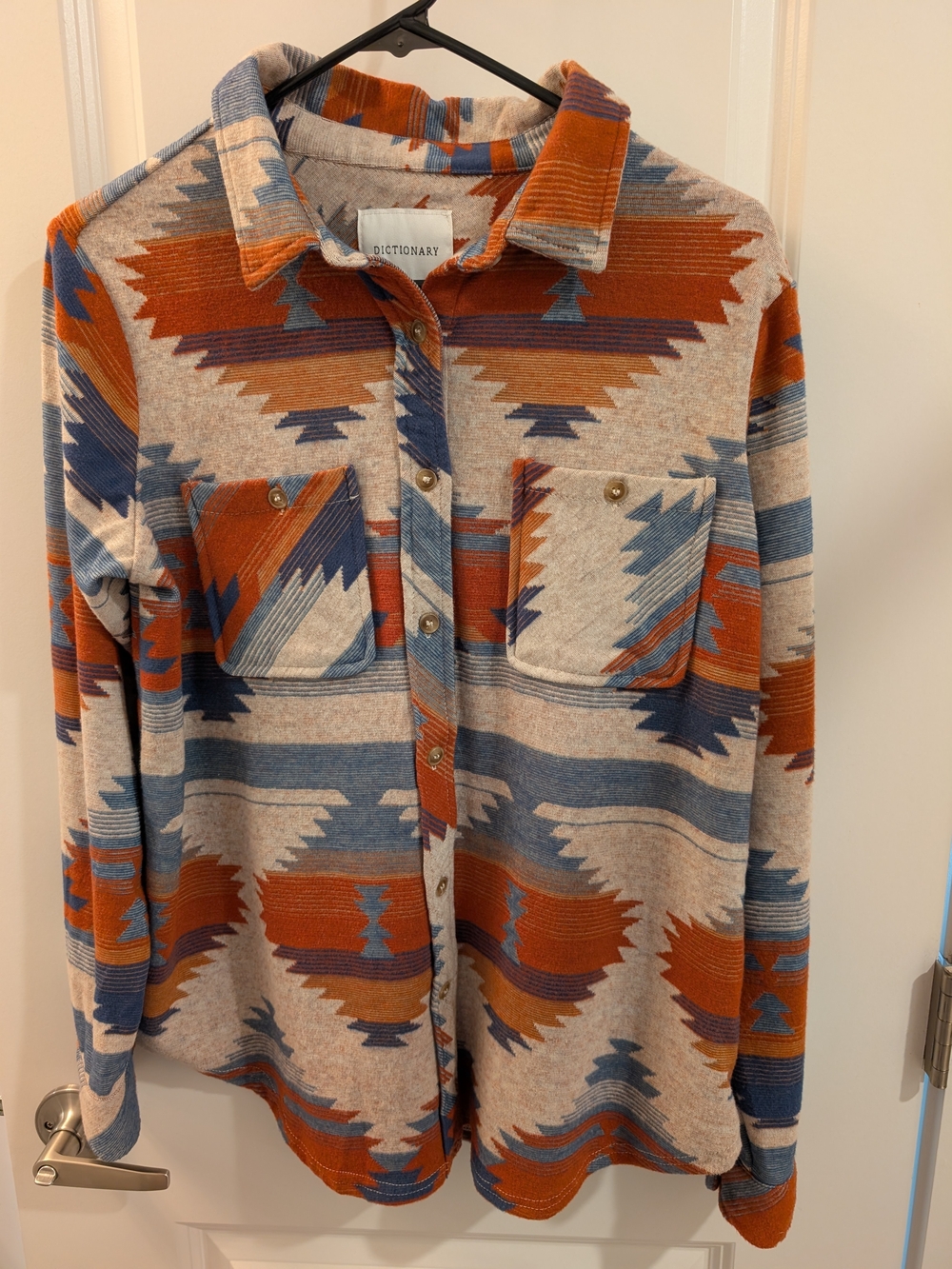 Women's Southwestern Print Button Up